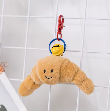 Croissant Keychain